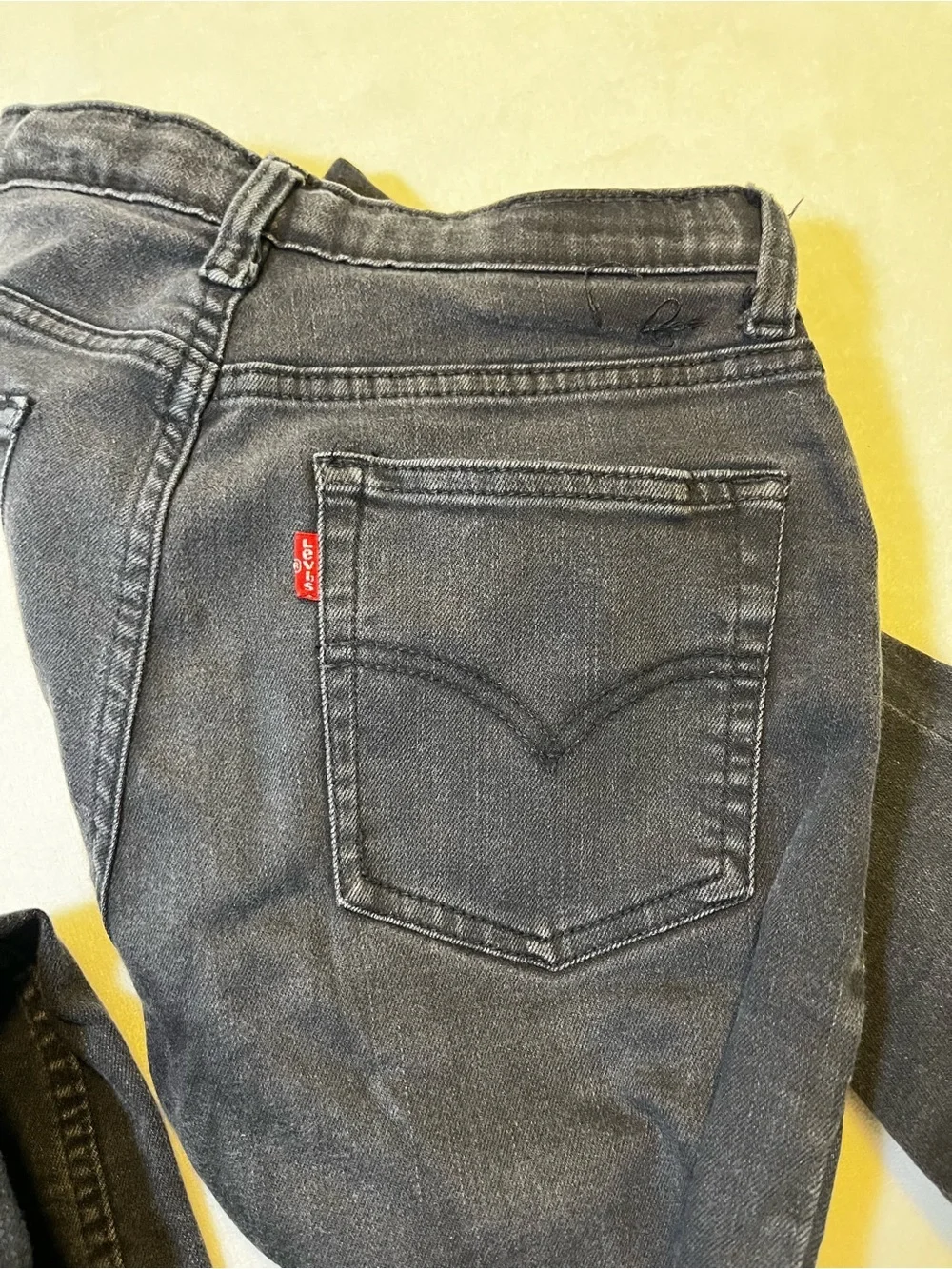 ✨🖤 Levi’s 502 Regular Taper Black Jeans Men’s W29 L30 Stretch Denim 🖤